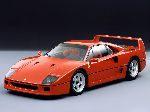 صورة فوتوغرافية 1 سيارة Ferrari F40 كوبيه (1 جيل 1987 1992)