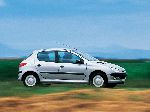 kuva 10 Auto Peugeot 206 Hatchback 3-ovinen (1 sukupolvi 1998 2003)